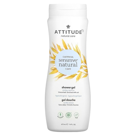 ATTITUDE NATURAL CARE OATMEAL SENSITIVE NATURAL CARE SHOWER GEL 473ML - Picture 1 of 2